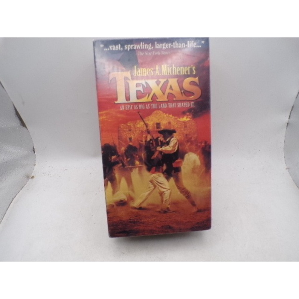 James A Michener's Texas VHS 2-Tape Set Factory Sealed Artisan Home Entertainmen